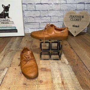 Pikolinos Calabria Brown Leather Lace Up Oxford Shoes Women's EU